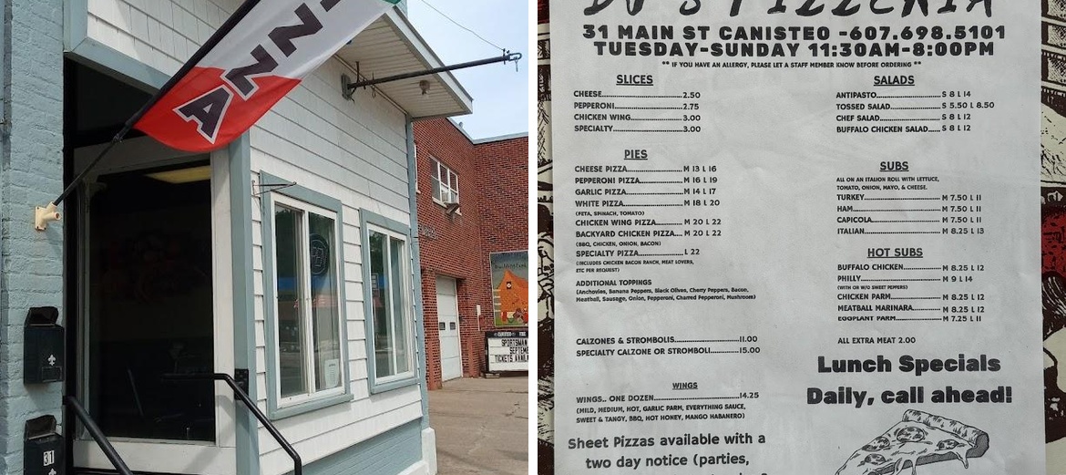 DJ's Pizzeria - Canisteo