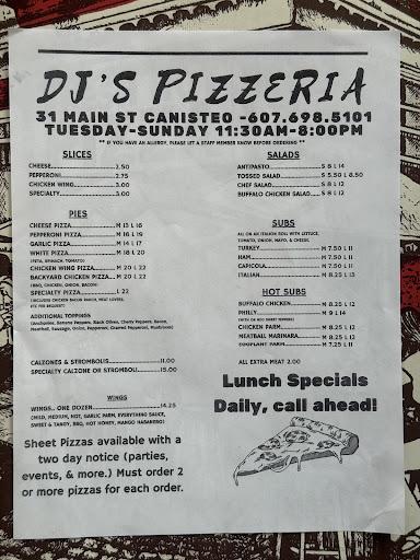 DJ's Pizzeria - Canisteo